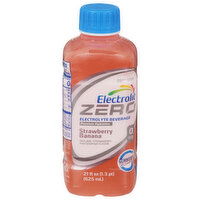 Electrolit Zero Electrolyte Beverage, Strawberry Banana, 21 Fluid ounce