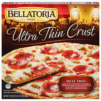 Bellatoria Ultra Thin Crust Meat Trio Pizza, 17.22 Ounce