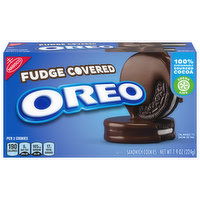 OREO Fudge Covered Chocolate Sandwich Cookies, 7.9 Ounce