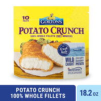 Gorton's Fish Fillets, Breaded, Potato Crunch, 10 Each