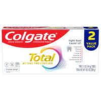 Colgate Total Total Clean Mint Toothpaste, 2 Each