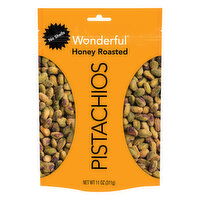 Wonderful Pistachios, Honey Roasted, No Shells, 11 Ounce