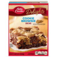 Betty Crocker Delights Bars Mix, Cookie Brownie, 17.4 Ounce