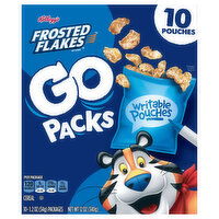 Frosted Flakes Cereal, Go Packs, 10 Each