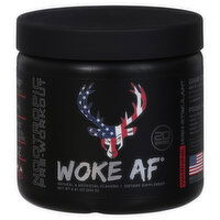 Woke AF Pre-Workout, Nootropic, 'Merica Rocket Pop, 8.61 Ounce