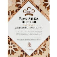 Nubian Heritage Soap, Raw Shea Butter, Bar, 5 Ounce