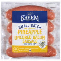 Kayem Sausage, Pineapple and Uncured Bacon, 12 Ounce