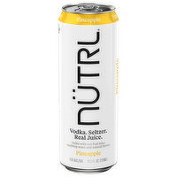 Nutrl Vodka Seltzer, Pineapple, 24.3 Fluid ounce