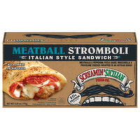 Screamin' Sicilian Pizza Co. Sandwich, Meatball Stromboli, Italian Style, 6.25 Ounce