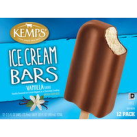 Kemps Vanilla Ice Cream Bars, 12 Each