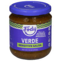 Fody Sensitive Salsa, Verde, 16 Ounce