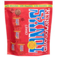 Tony's Chocolonely Milk Chocolate, Tiny, 14 Each