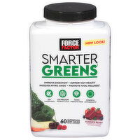 Force Factor Smarter Greens, Summer Berry, Soft Chews, 60 Each