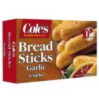 Cole's Garlic Bread Sticks, 10.5 Ounce