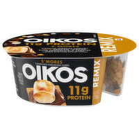 Oikos Remix Yogurt & Mix-Ins, Nonfat, S'Mores, 4.5 Ounce