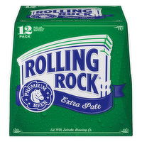 Rolling Rock Beer, Premium, Extra Pale, 12 Pack, 12 Each