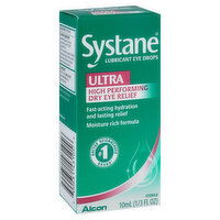 Systane Lubricant Eye Drops, Ultra, High Performing Dry Eye Relief, 0.33 Fluid ounce