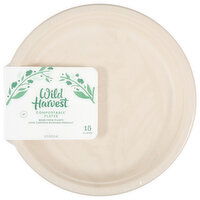 Wild Harvest Plates, Compostable, 15 Each