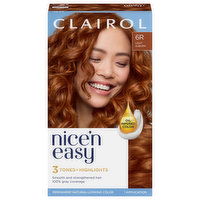 Nice’n Easy Hair Color, Permanent, Light Auburn 6R, 1 Each