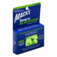 Macks Earplugs, Soft Foam, 12 Each