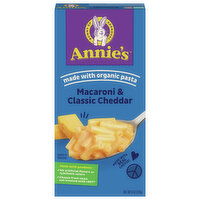 Annie's Macaroni & Classic Cheddar, 6 Ounce