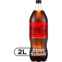 Coca-Cola Zero Sugar Coca-Cola Zero Sugar Diet Soda Soft Drink, 2 Litre