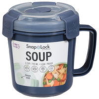 Snap Lock Container, Soup, 3 Cup, 1 Each