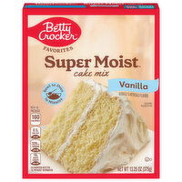 Betty Crocker Super Moist Vanilla Cake Mix, 13.25 Ounce