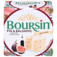 Boursin Spreadable Gourmet Cheese, Fig & Balsamic, 5.3 Ounce