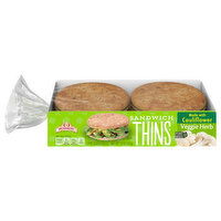 Brownberry Thins Sandwich Thins, 6 Each