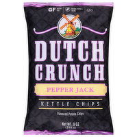 Old Dutch Foods Potato Chips, Kettle, Pepper Jack Flavored, 9 Ounce