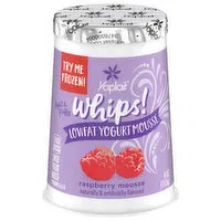 Yoplait Whips! Yogurt Mousse, Lowfat, Raspberry Mousse, 4 Ounce