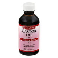 De La Cruz Castor Oil, USP, 2 Ounce