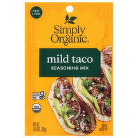 Simply Organic Mild Taco Seasoning Mix, 1 Ounce