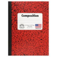 Norcom Composition Book, Wide Ruled, 100 Sheets, 1 Each