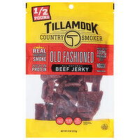 Tillamook Country Smoker Beef Jerky, Old Fashioned, 8 Ounce