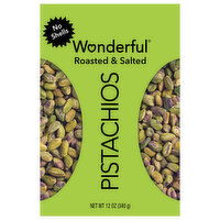 Wonderful Roasted & Salted Pistachios, 12 Ounce