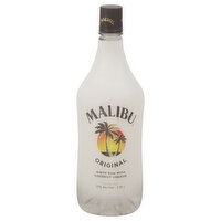 Malibu White Rum, with Coconut Liqueur, Original, 1.75 Litre