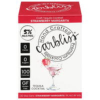 Carbliss Strawberry Margarita Tequila Cocktail, 4 Each