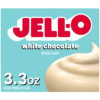 Jell-O White Chocolate Instant Pudding & Pie Filling Mix, 3.3 Ounce