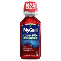 Vicks Cough Vicks NyQuil Cough DM+ Congestion, Liquid Medicine, 12 Oz, 12 Ounce