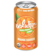 Evolution Fresh Orange Squeeze Soda, 12 Fluid ounce