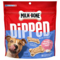 Milk-Bone Dipped Dog Snacks, Vanilla Yogurt Flavored, Biscuits, 12 Ounce