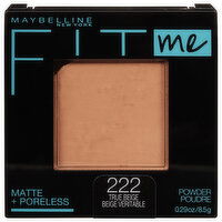 Fit me! Powder, Matte + Poreless, True Beige 222, 0.29 Ounce