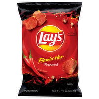 Lay's Potato Chips, Flamin' Hot Flavored, 7.75 Ounce