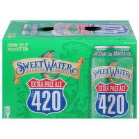 SweetWater Brewing Company Beer, Extra Pale Ale, 420, 6 Each