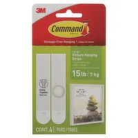 Command Picture Hanging Strips, Large, 4 Each