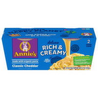 Annie's Shells & Cheese, Classic Cheddar, 2 Pack, 2 Each