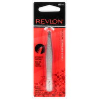 Revlon Tweezer, Slant, Stainless Steel, 1 Each