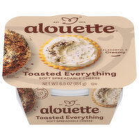 Alouette Cheese, Toasted Everything, Soft Spreadable, 6.5 Ounce